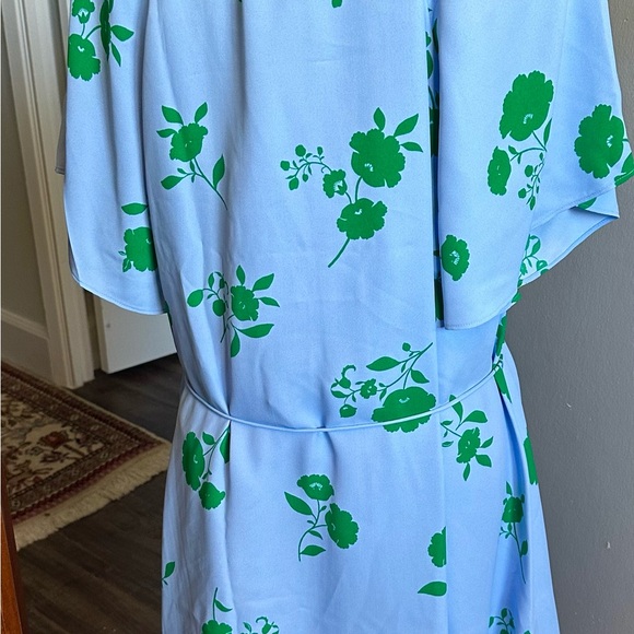 Ann Taylor Floral Split Neck Dress - Picture 8 of 11